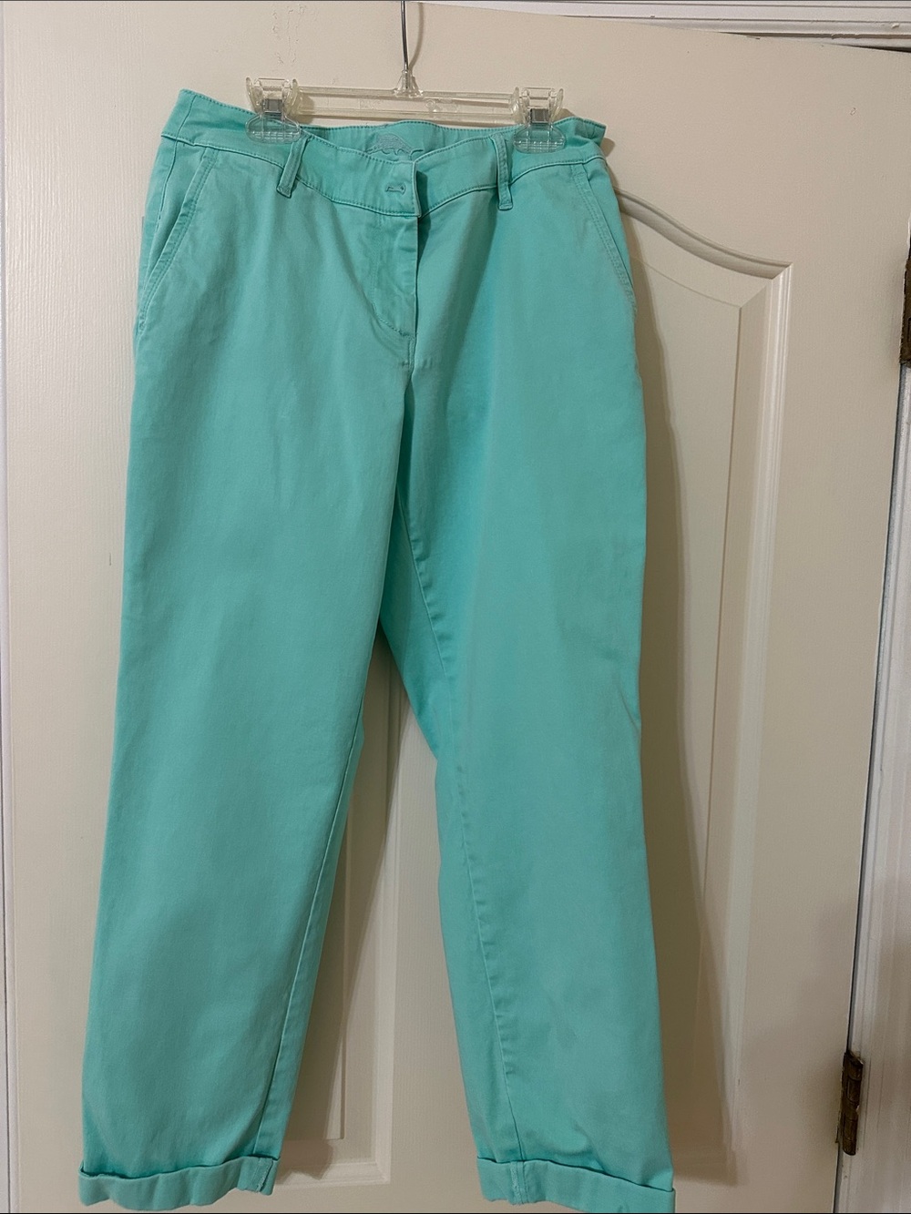 Tommy Bahama Women's Mint Teal Boyfriend Jeans